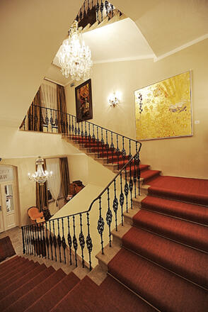 Waldhör Kunst.Hotel - Aufgang zu den Zimmern