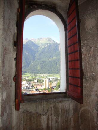 Blick aus dem Turmfenster