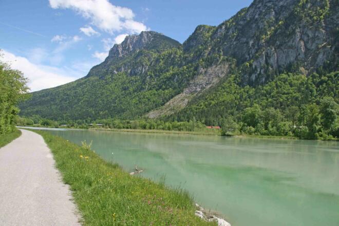 Inn bei Kiefersfelden im Kaiser-Reich
