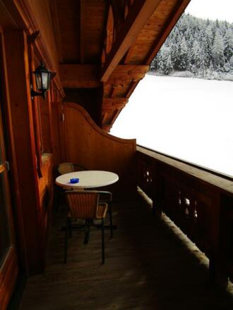 Ferienwohnung Rose - Balkon