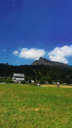 Campingansicht von der Straße