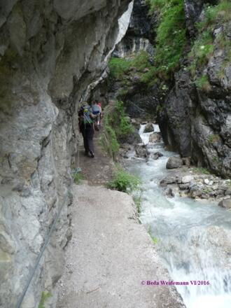 Weg in der Ehnbachklamm