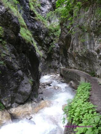 Weg in der Ehnbachklamm
