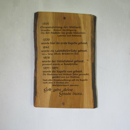 Geschichte der Kapelle