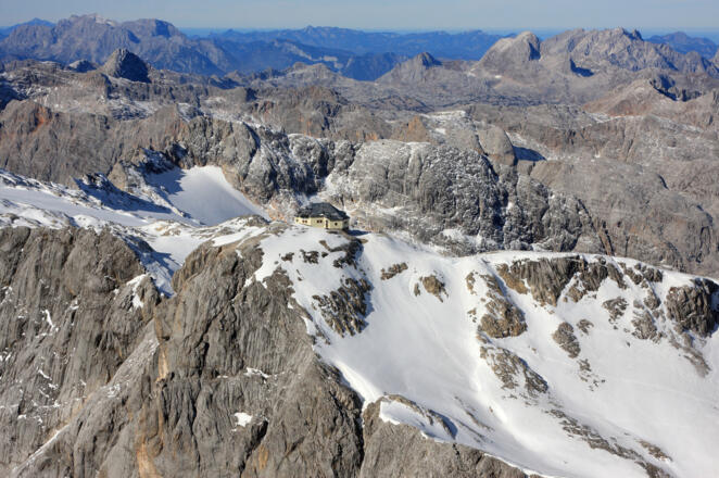 Matrashaus am Hochkönig mit &quot;Übergossene Alm&quot;