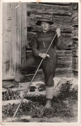 &quot;Mutter Radacher&quot;, eine von Kraft und Größe strotzende Frau aus einer Familiendynastie, war erste Pächterin der Gipfelhütte