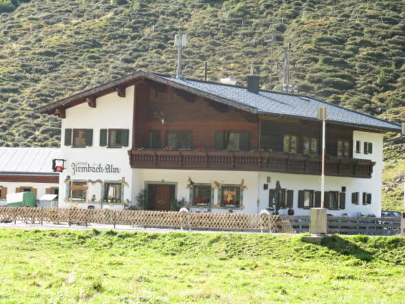 Der Alpengasthof Zirmbach