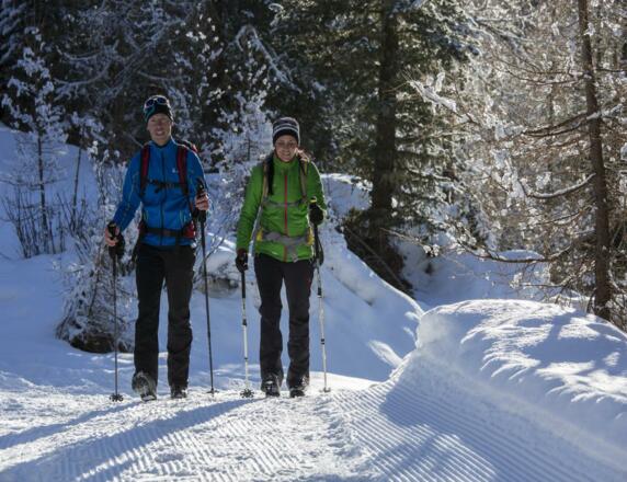 Winter Schneeschuhwandern Niederthai