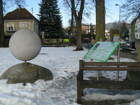 Wanderstein Freistadt im Winter