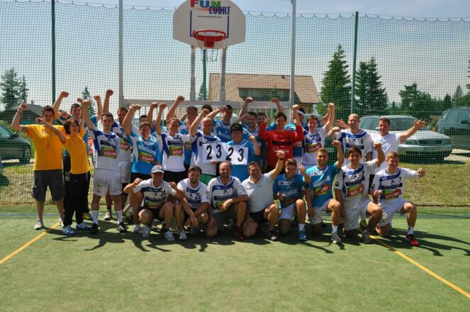 Falkensteiner Gäste/Mitarbeiter Handballspiel mit Profimannschaft