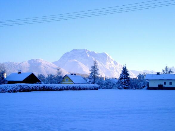 Winterstimmung in der Gemeinde Pinsdorf