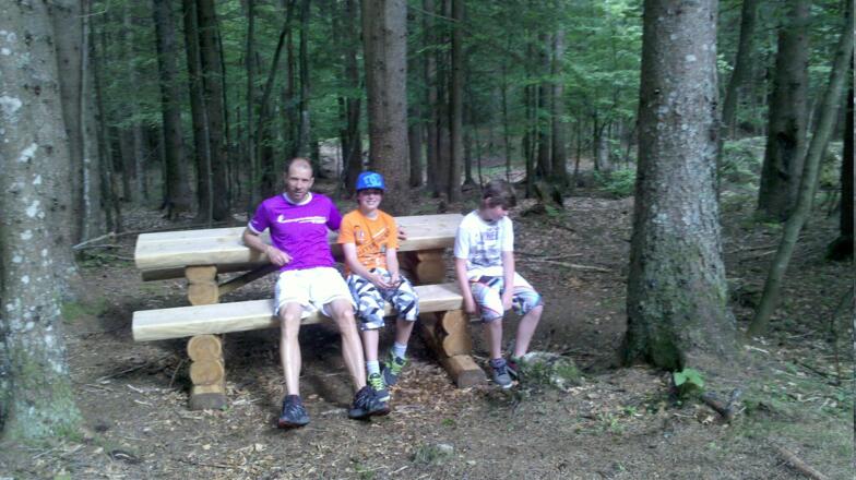 Bankerl am Treppensteig in Annaberg