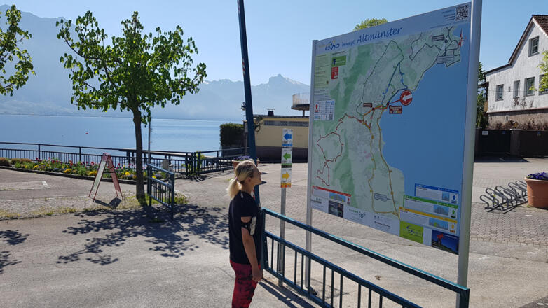 Bsp.: Panoramatafel Altmünster