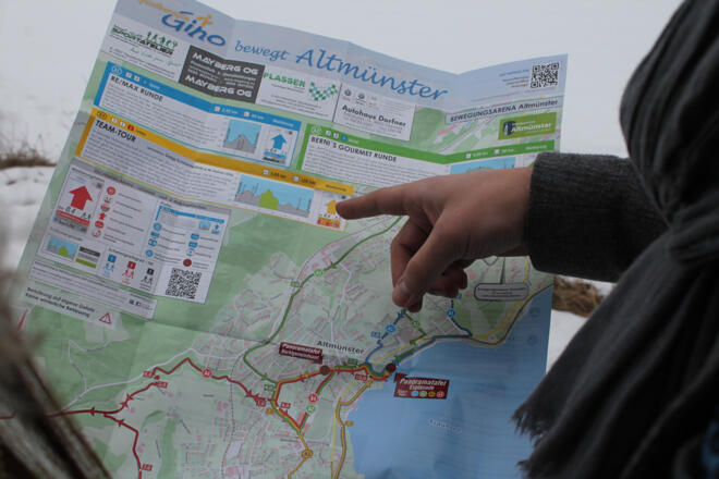 Bsp.: Streckenkarte Altmünster