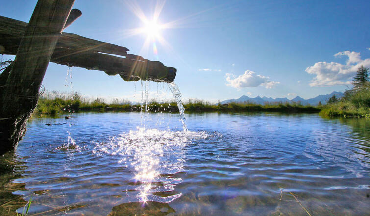 Kristallklares Wasser