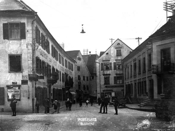 hist. Postplatz Blickrichtung Innenstadt