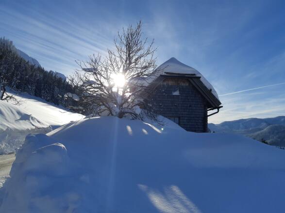 Ferienhaus Bergzauber im Winter