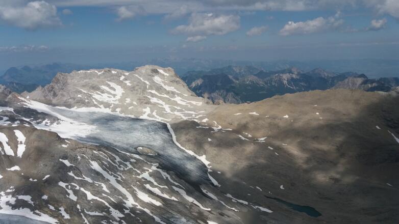 Schesaplana: Mannheimer Hütte zu Panüelerkopf.
