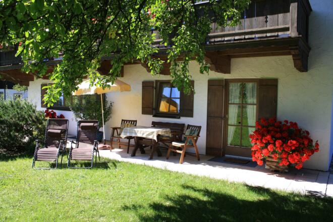Terrasse Ferienwohnung