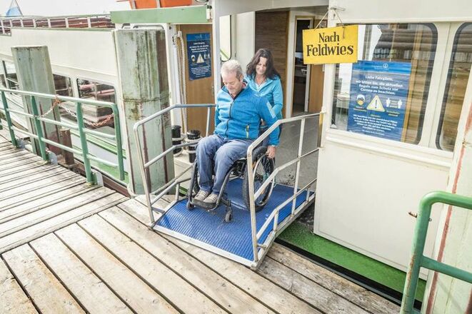 Barrierefreier Ein- und Ausstieg