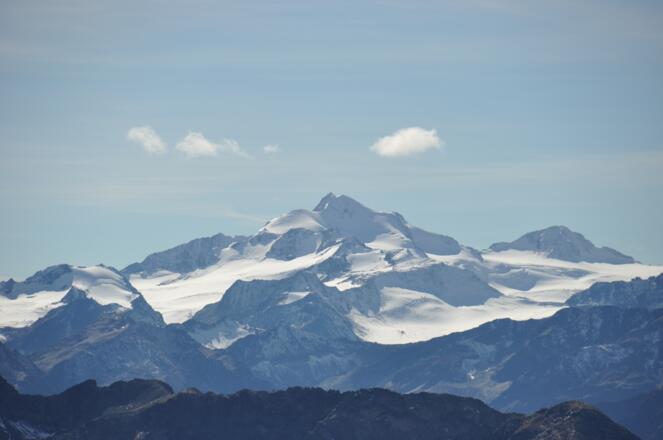 Blickrichtung Wildspitze vom Zwieselbachjoch