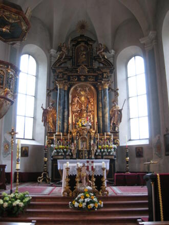 Hochaltar Pfarrkirche Saalbach