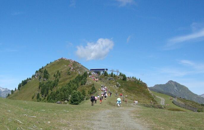 Fanninghöhe im Sommer