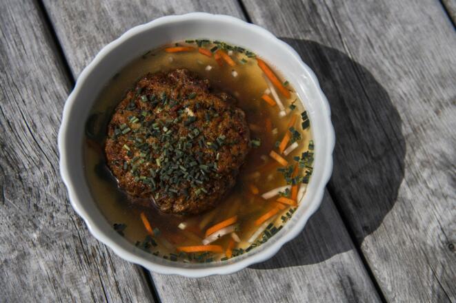 Kaspressknödelsuppe Lizumerhütte