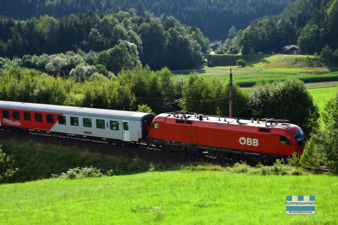 Summerauerbahn in der Nähe der Kronbachbrücke