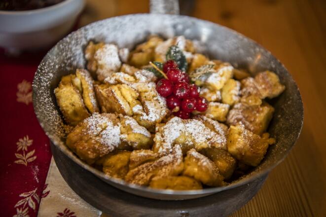 Traditionelle Küche am Berg