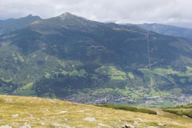 Ausblick auf St. Michael vom Aineck