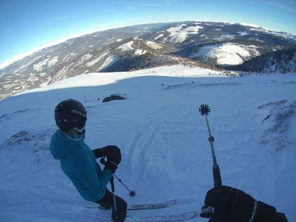 Hühnerleitennock - Abfahrt wird ausgecheckt!