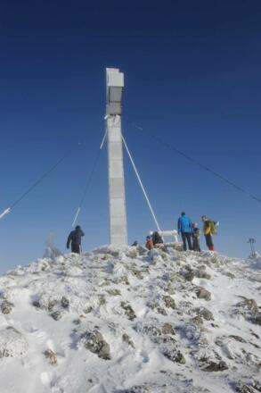 Traunstein - Gipfel im Winter
