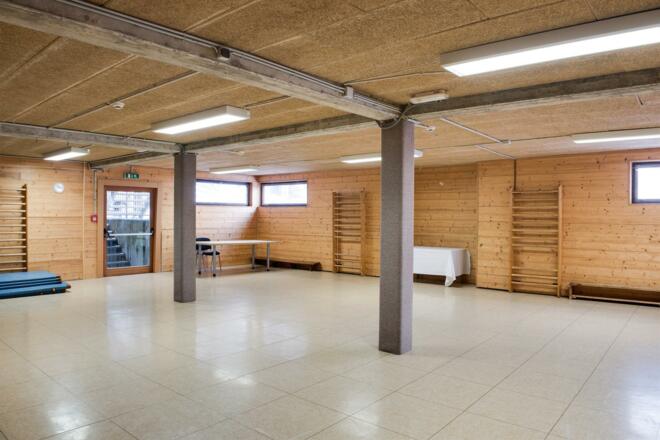 Haus Gufl, Multifunktionsraum, Turnsaal