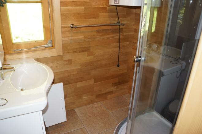 Badezimmer in der Arzbachhütte