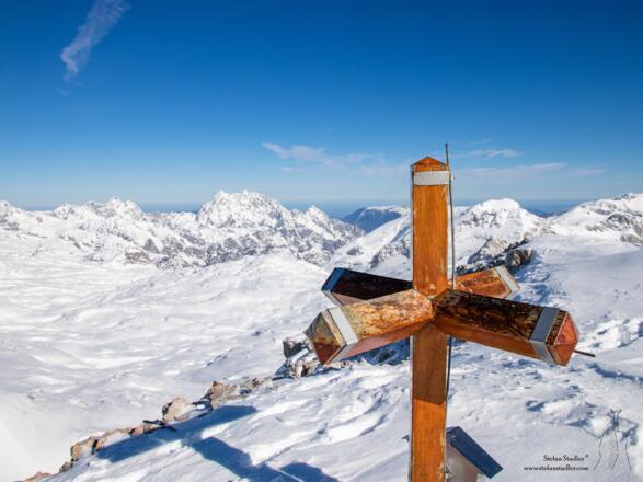 Der Watzmann ist auch aus ungewohnter Perspektive markant.