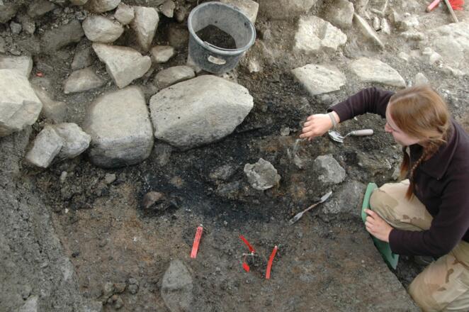 Ausgrabungen der Bergschmiede