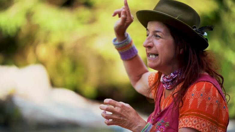 Die Sage „Der Teufelsbach“ erzählt von Hertha Glück im Dialekt ...