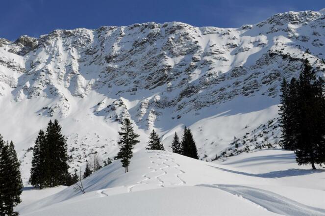 Schifahren am Iseler