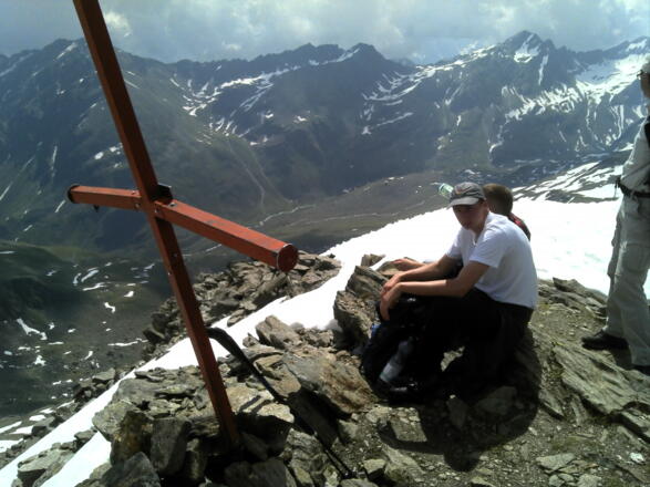 Gipfelkreuz Gleirscher Roßkogel