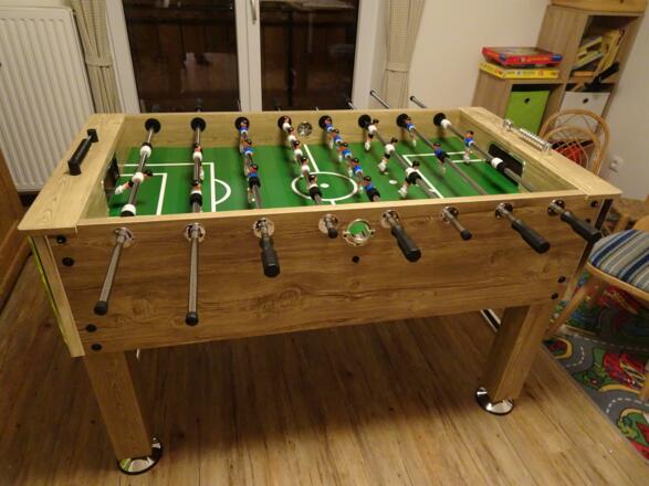 Tischkicker in unserem Spielzimmer