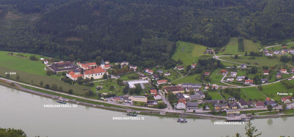 Übersicht Anlegestellen Engelhartszell