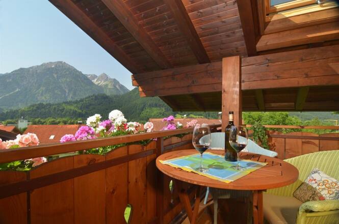 Aussicht aus Wohnung Hirschberg