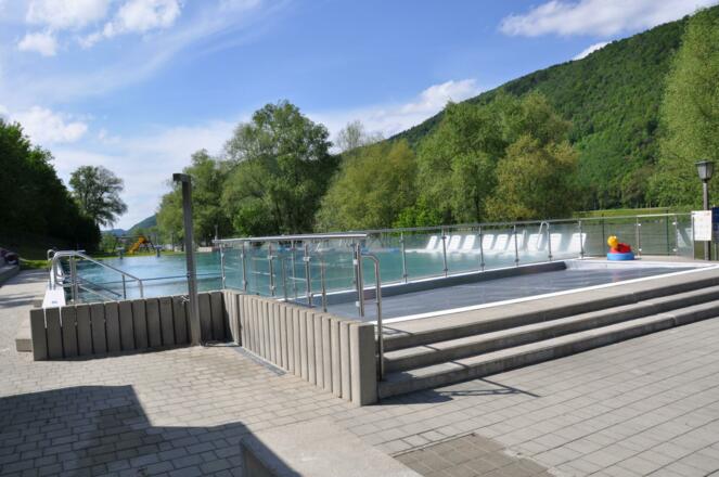 Freibad an der Donau in Engelhartszell