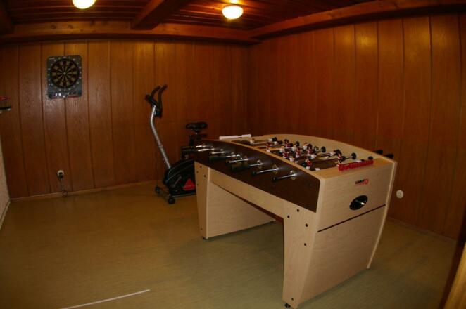 Spielraum mit Tischkicker im Wiesenhof