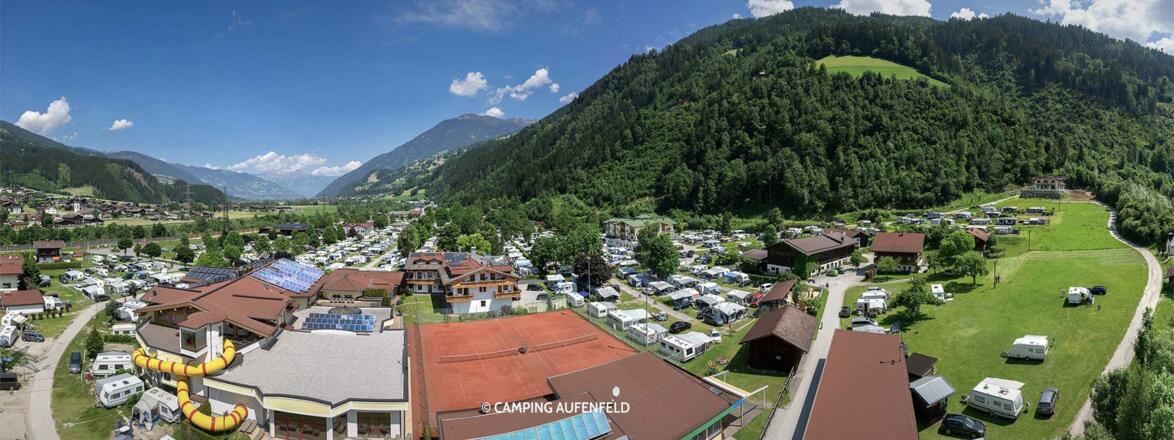 Urlaub am Camping Aufenfeld im Zillertal - Panorama