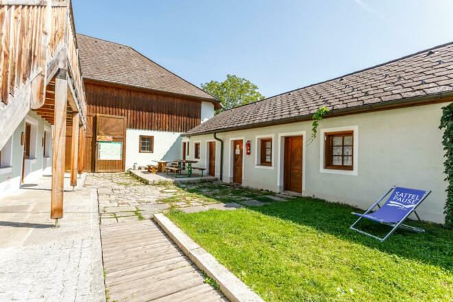 Gartenbereich der Frühstückspension