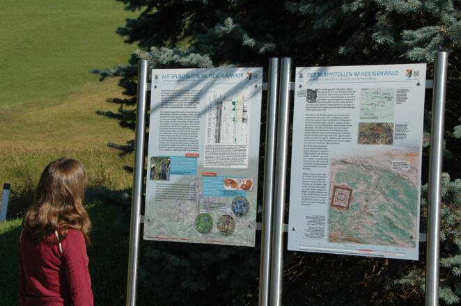 Bergknappenweg Tafeln am Tschuga