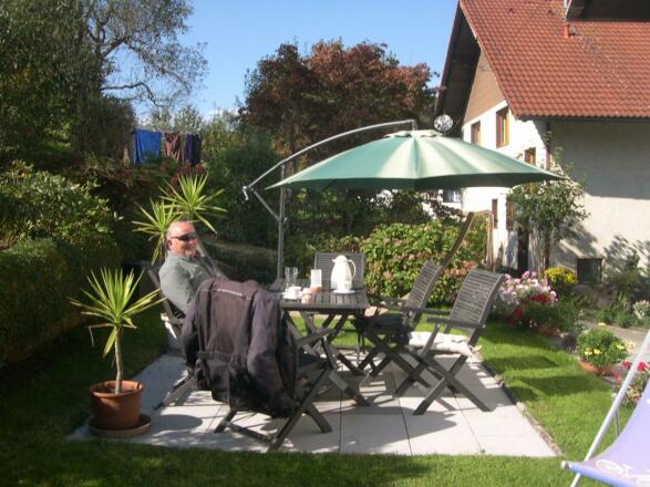 Nachmittagskaffee im Garten