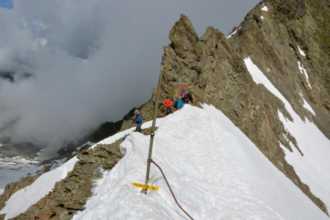 Weißmaurachjoch im Frühsommer (Anfang Juli)